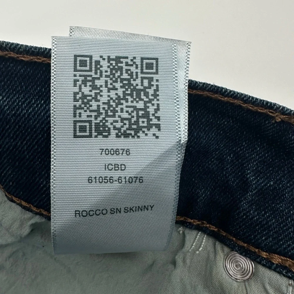 True Religion Rocco Relaxed Skinny Jeans Dark Woodland Wash Men 31x32 700878 NWT